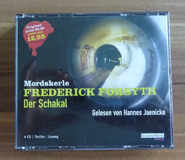 Der Schakal - Thriller-Lesung - 4 CD - neuwertig