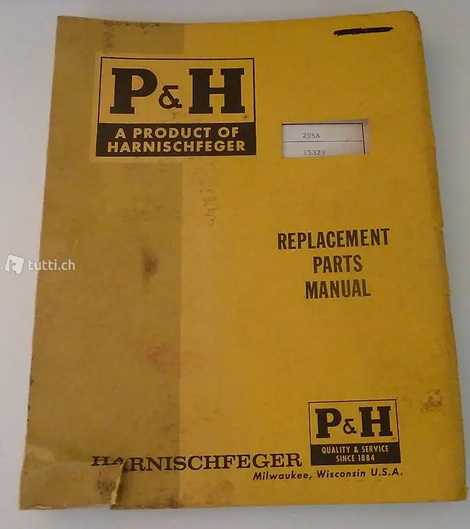 P&H Handbuch (kein LIEBHERR, CAT, KOMATSU) in English