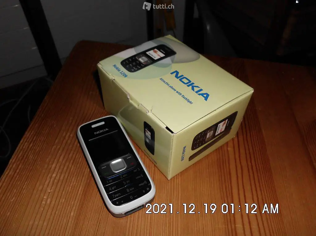 Cellulare Nokia 1209 classico 2G, frontalieri, rete2G Italia