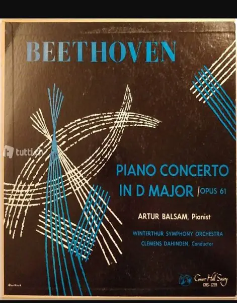 Beethoven - A. Balsam, Winterthur, C. Dahinden (LP)