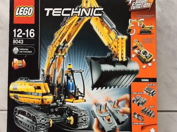 Lego Technic Raupenbagger 8043 +Zusatzbauanleitung, mit OVP