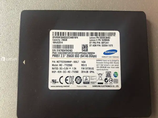 Samsung 256GB SSD PM851 2.5?