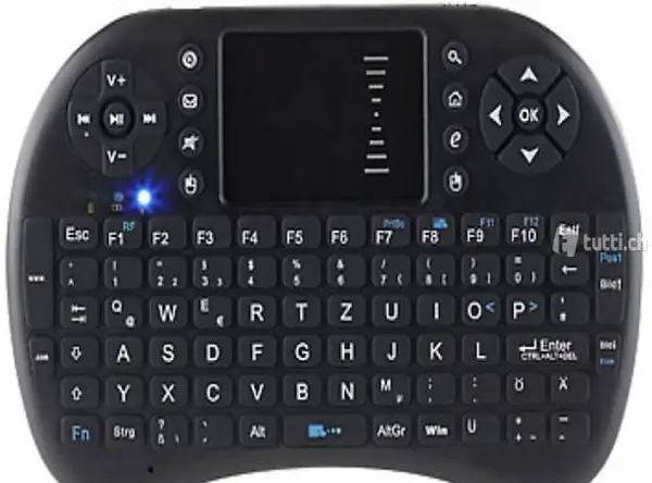  Mini-Funktastatur MFT-240, mit Touchpad und Multimedia-Taste