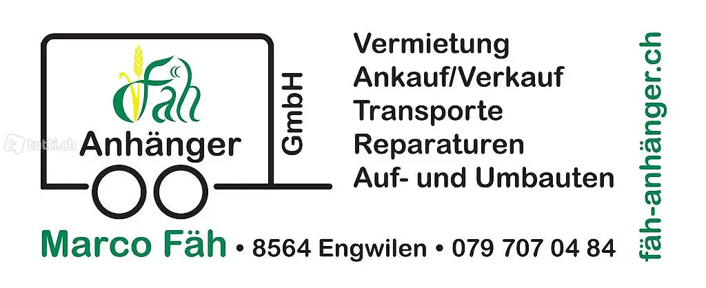  Sachentransportanhänger/ Wörmann Profilader