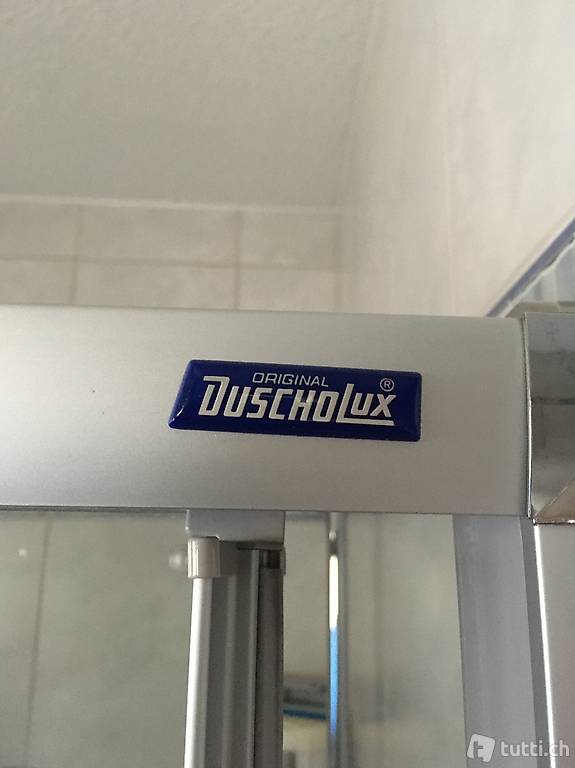 Duscholux-Trennwand Echtglas Cleantech