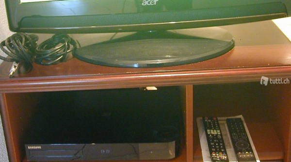 TV-Gerät Acer + Samsung Recorder Festplatten-Aufnahmegerät