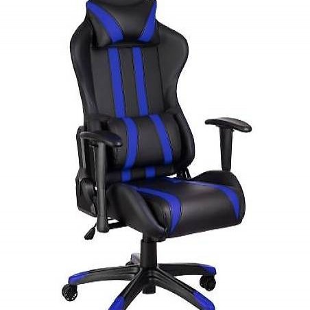  Premium Racing Bürostuhl schwarz/blau