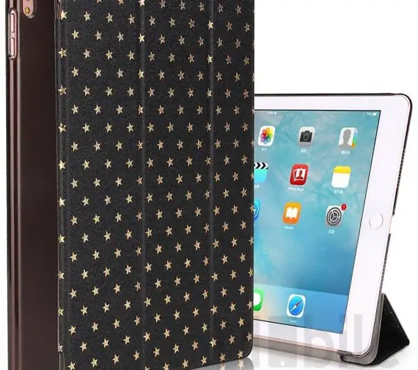  iPad Pro 9.7" Luxus Stars Smart Sterne Etui Tasche Hülle SCH