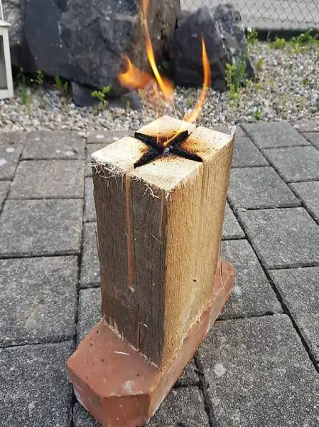  Schwedenfeuer - Holzfackel