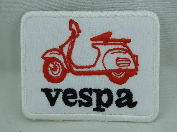 VESPA - Aufnäher - Aufbügler - 7,5 x 5 cm - Neu