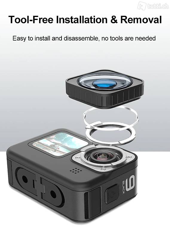  TELESIN Ultra-weitwinkel Max Objektiv Für GoPro Hero 9 10