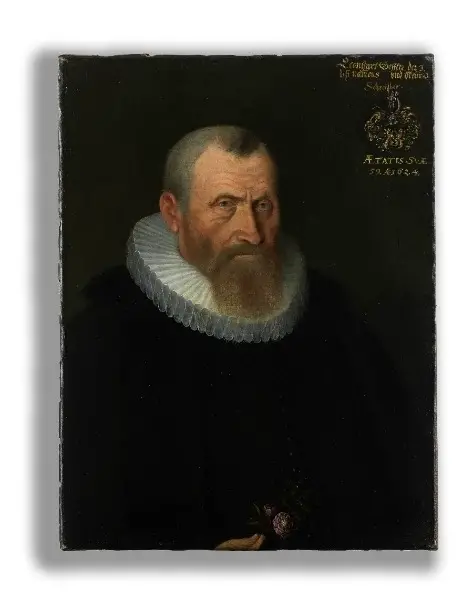 Porträt Leonhard GESSLER, 1624, Original Ölgemälde