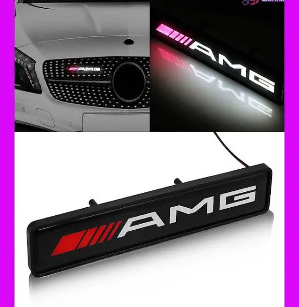  AMG Frontgrill Emblem Badge LED-Licht