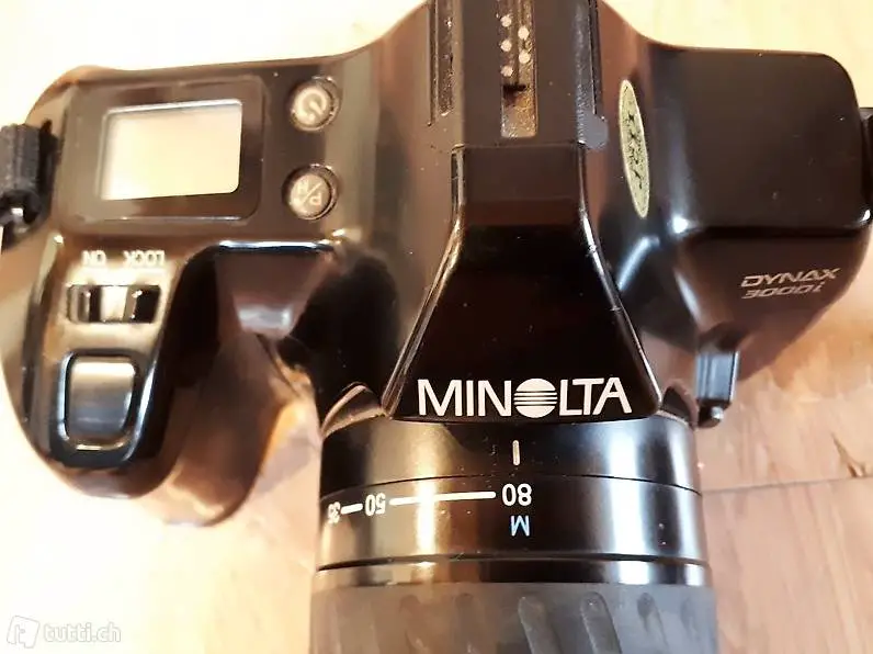 Spiegelreflexkamera Minolta Dynax 3000i keine Digitalkamer