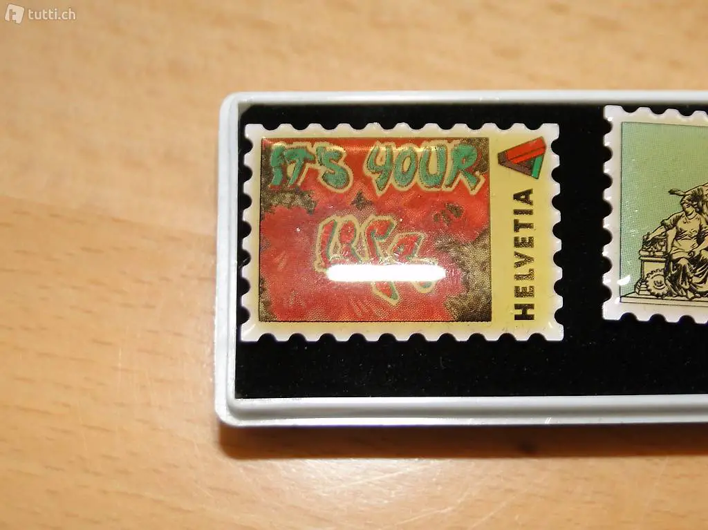 Briefmarken Pin Helvetia