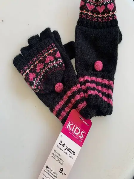 Handschuhe für Mädchen, neu, 2-4 Jahre