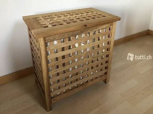 Schönes Möbel für Schmutzwäsche Massivholz