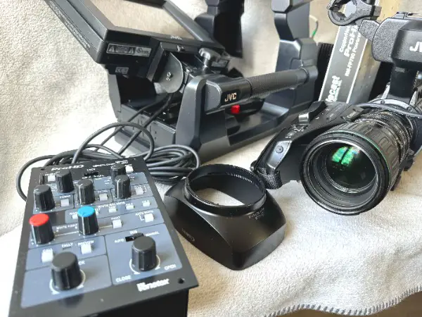 jvc studio broadcast hd camera telecast fiber system set