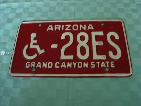  Amerikanische Autonummer ARIZONA GRAND CANYON STATE