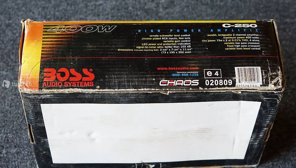 Verstärker BOSS Chaos 400 Watt NEU !