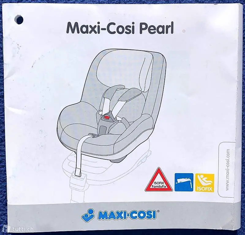 Maxi Cosi Pearl inklusive FamilyFix Spicy Pink (9-18KG)