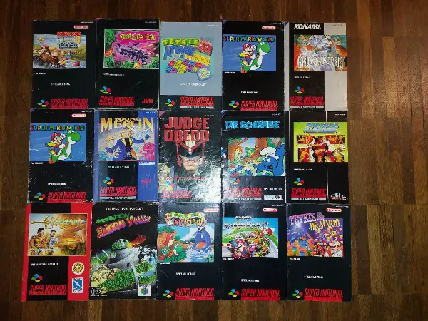 15 Spielanleitungen für Nintendo SNES, N 64