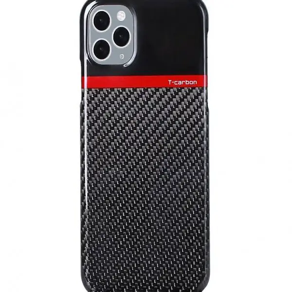  Echt Carbon Faser Volle Schutz Hülle Slim Case iPhone 11 Pro