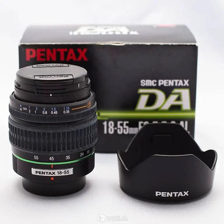 Pentax 18-55mm 3.5-5.6 AL SMC Zoomobjektiv