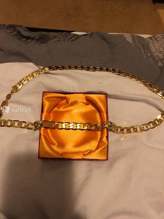 Neue vergoldete Halskette