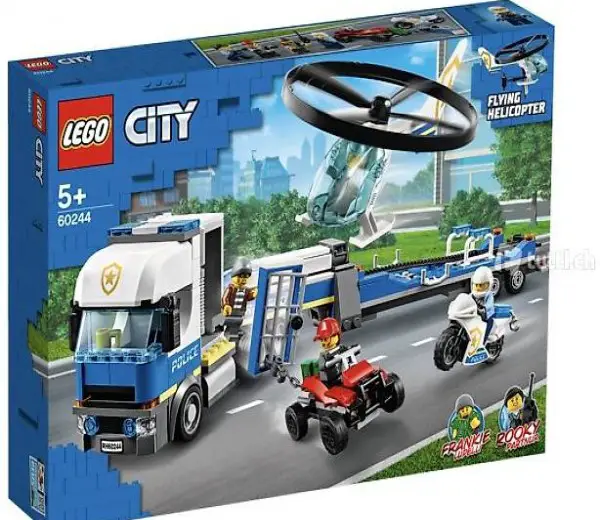  LEGO® City 60244 Polizeihubschrauber-Transport