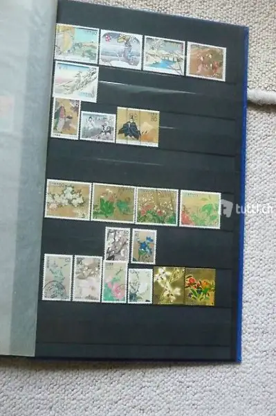 Briefmarken Album divers, Japan