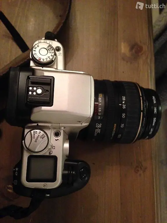 Canon EOS 50 E inkl 2 Objektive und Tasche