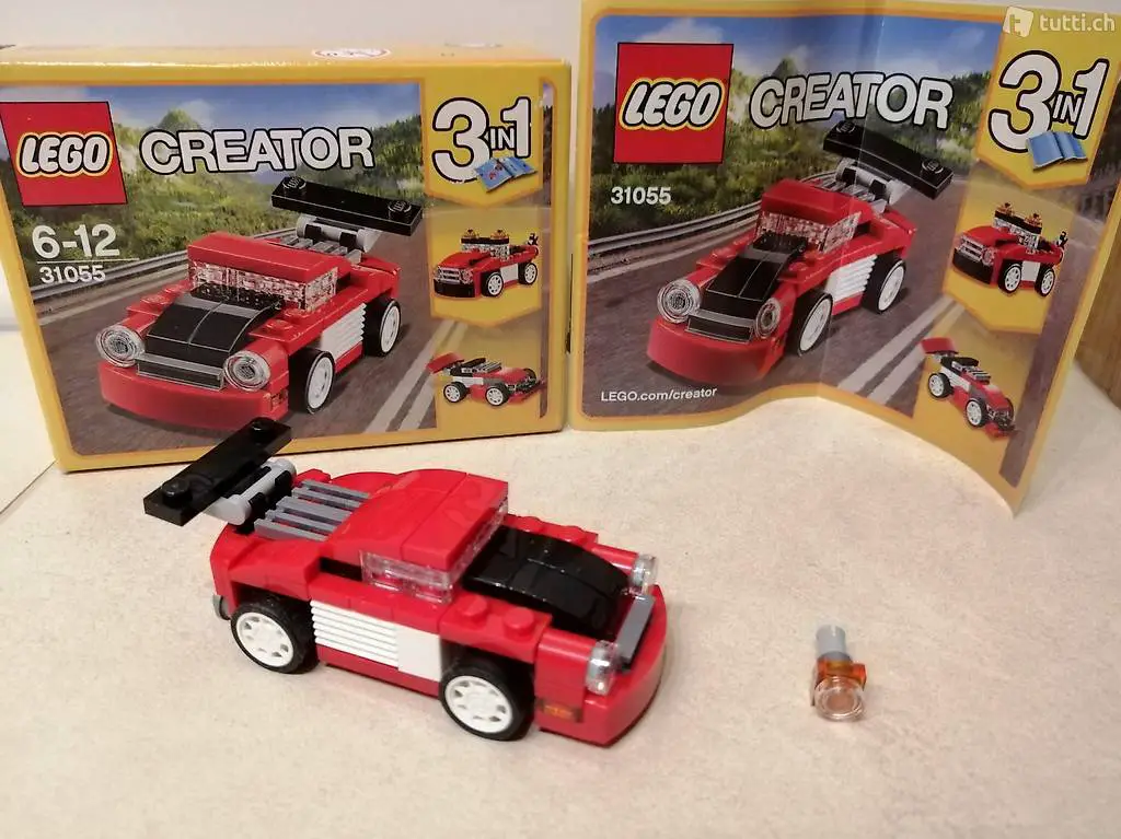 Roter Rennwagen Lego Creator (31055)