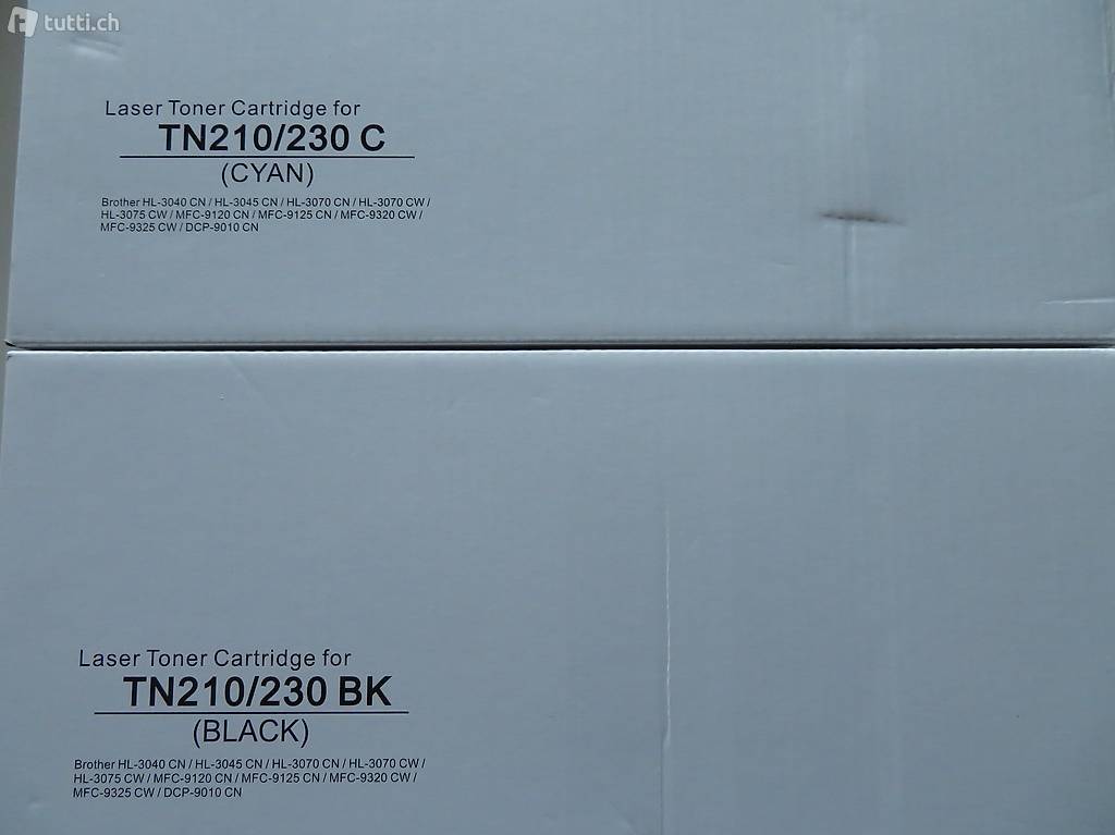 Farbtoner für Brother - TN210/230BK & TN210/230C