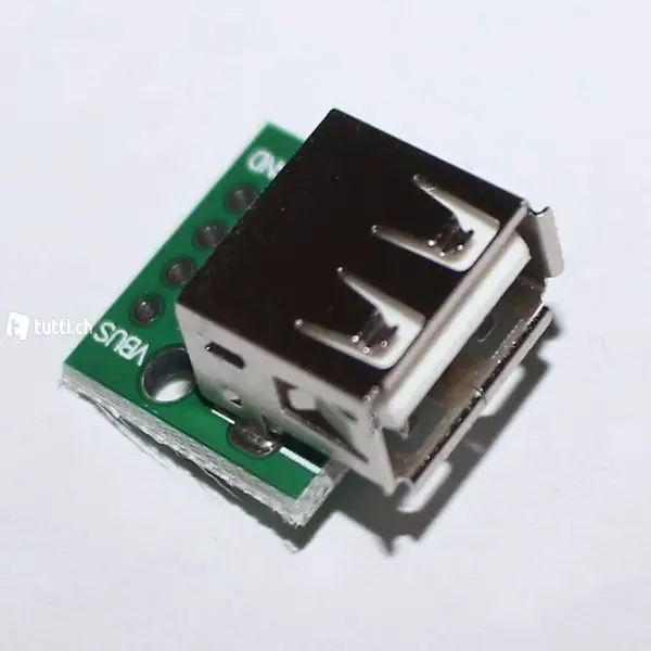  USB 2.0 A Buchse Breakout Board mit 4 PIN Anschluss