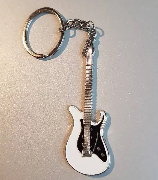 Schlüsselanhänger - E GITARRE - Fender Stratocaster - Neu