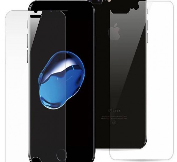  iPhone 8 Front + Back Panzerglas Schutzglas 1x Vorderseite,