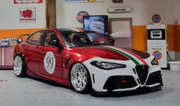 1/18 Alfa Romeo Giulia GTAm #99 Umbau Tuning