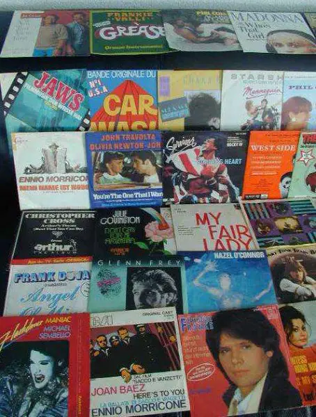 36 Vinyl FILMSOUNDTRACK, 60er bis 80er Jahre, Fr. 2.50 Stück