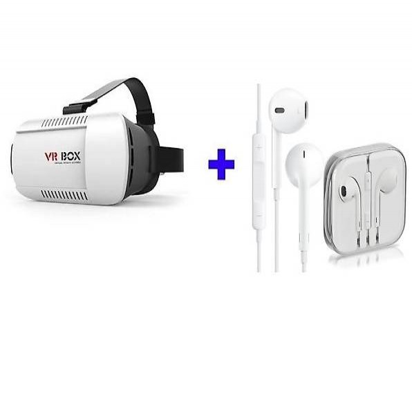  Portofrei Virtual Reality VR Box 3D Brille +KOPFHÖER Smartph