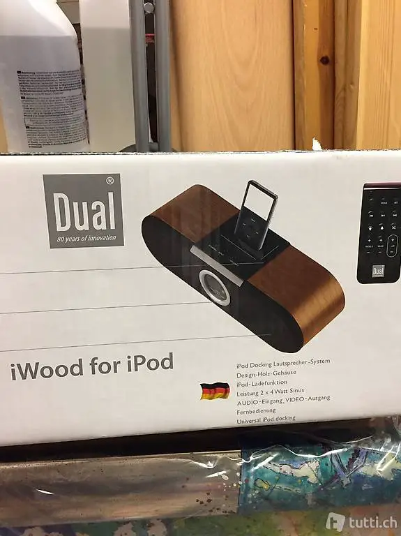 Ipod&iPhone Dockingstation Holz