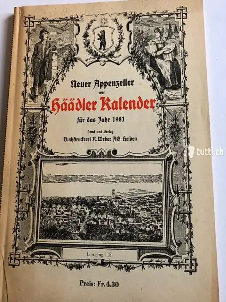 Appenzeller Kalender / Heiden 1981