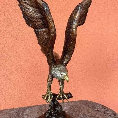 Bronze Adler Skulptur