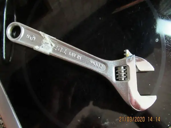  Schraubenschlüssel, verstellbar, H- 200mm,