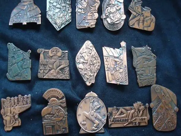 Plaketten Kupfer 1946 bis 1960