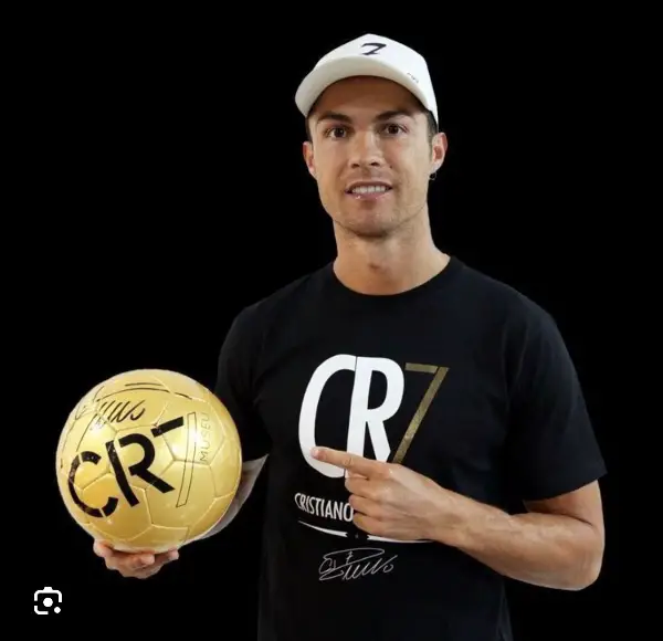 Cristiano Ronaldo Ball original Signiert & Trophäe