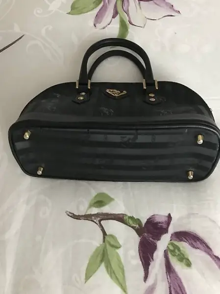 Handtasche von Mollerus schwarz-gold t393