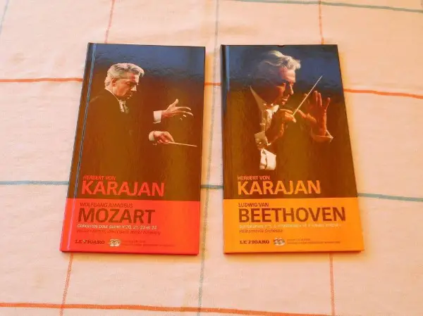 Mozart.Kaarajan / Bethoven.Kaarajan 2 set mit 4 CDs