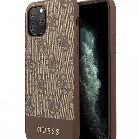  GUESS iPhone 11 PRO MAX CASE COVER HÜLLE BRAUN