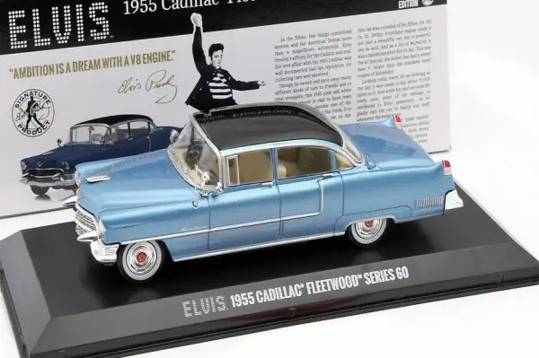  NEU: Cadillac Fleetwood Series 60 1955 Elvis Presley blau